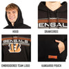 Ultra Game NFL Cincinnati Bengals Mens Super Soft Supreme Pullover Hoodie Sweatshirt|Cincinnati Bengals