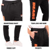 Ultra Game NFL Chicago Bears Mens Active Super Soft Fleece Game Day Jogger Sweatpants|Chicago Bears