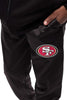 Ultra Game NFL San Francisco 49ers High Performance Moisture Wicking Fleece Jogger Sweatpants|San Francisco 49ers