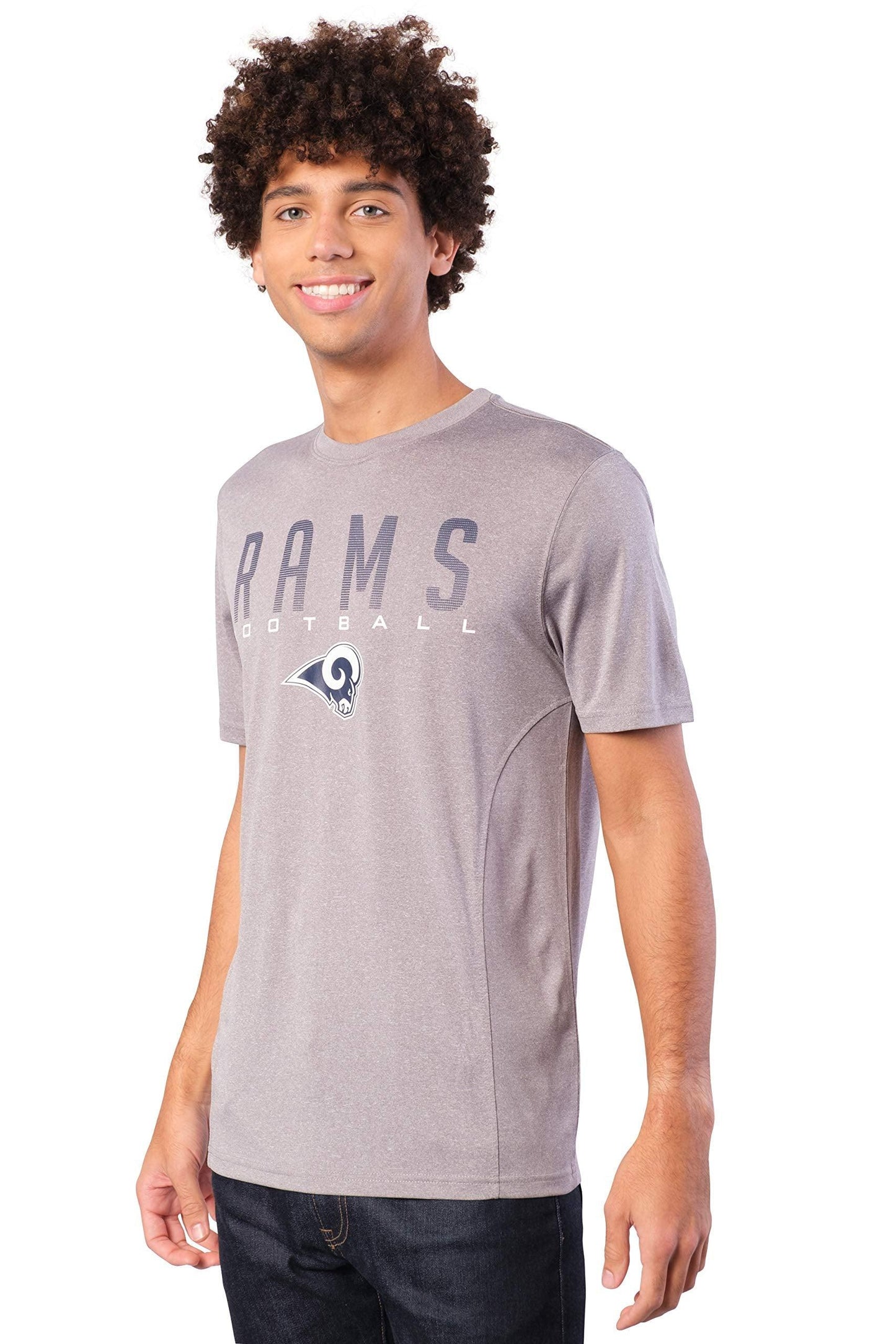 Ultra Game NFL Los Angeles Rams Mens Super Soft Ultimate Game Day T-Shirt|Los Angeles Rams - UltraGameShop