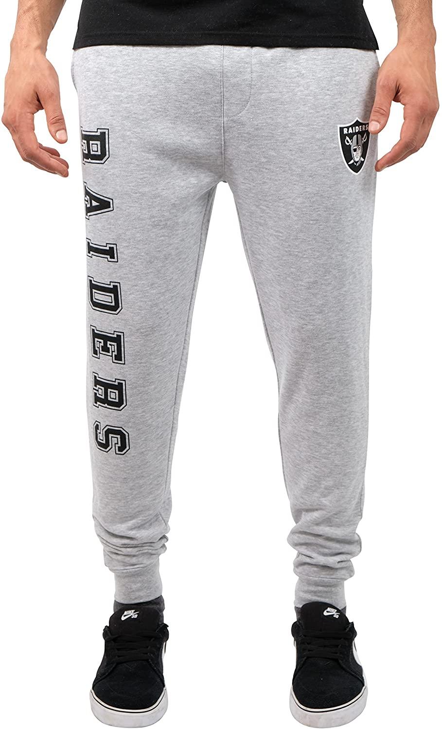 Ultra Game NFL Oakland Raiders Men's Basic Jogger|Oakland Raiders - UltraGameShop