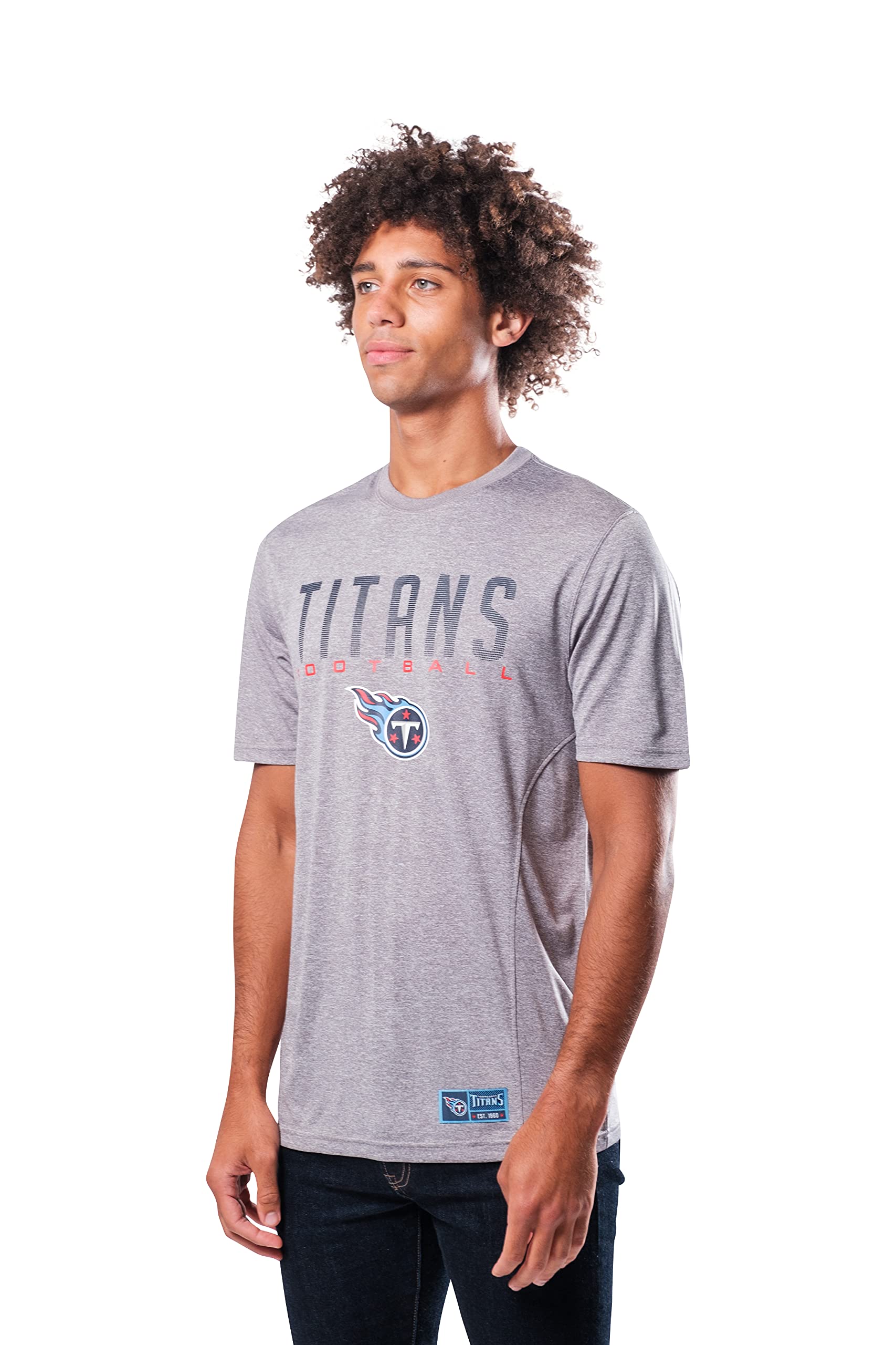 Ultra Game NFL Tennessee Titans Mens Super Soft Ultimate Game Day T-Shirt|Tennessee Titans