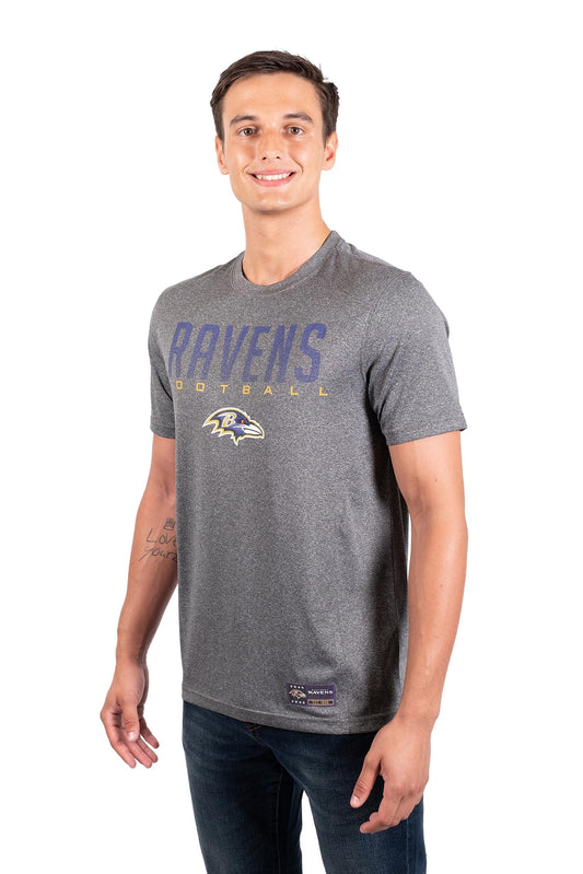 Ultra Game NFL Baltimore Ravens Mens Super Soft Ultimate Game Day T-Shirt|Baltimore Ravens - UltraGameShop