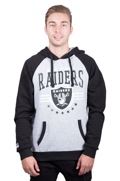 Ultra Game NFL Las Vegas Raiders Mens Soft Fleece Hoodie Pullover Sweatshirt University|Las Vegas Raiders