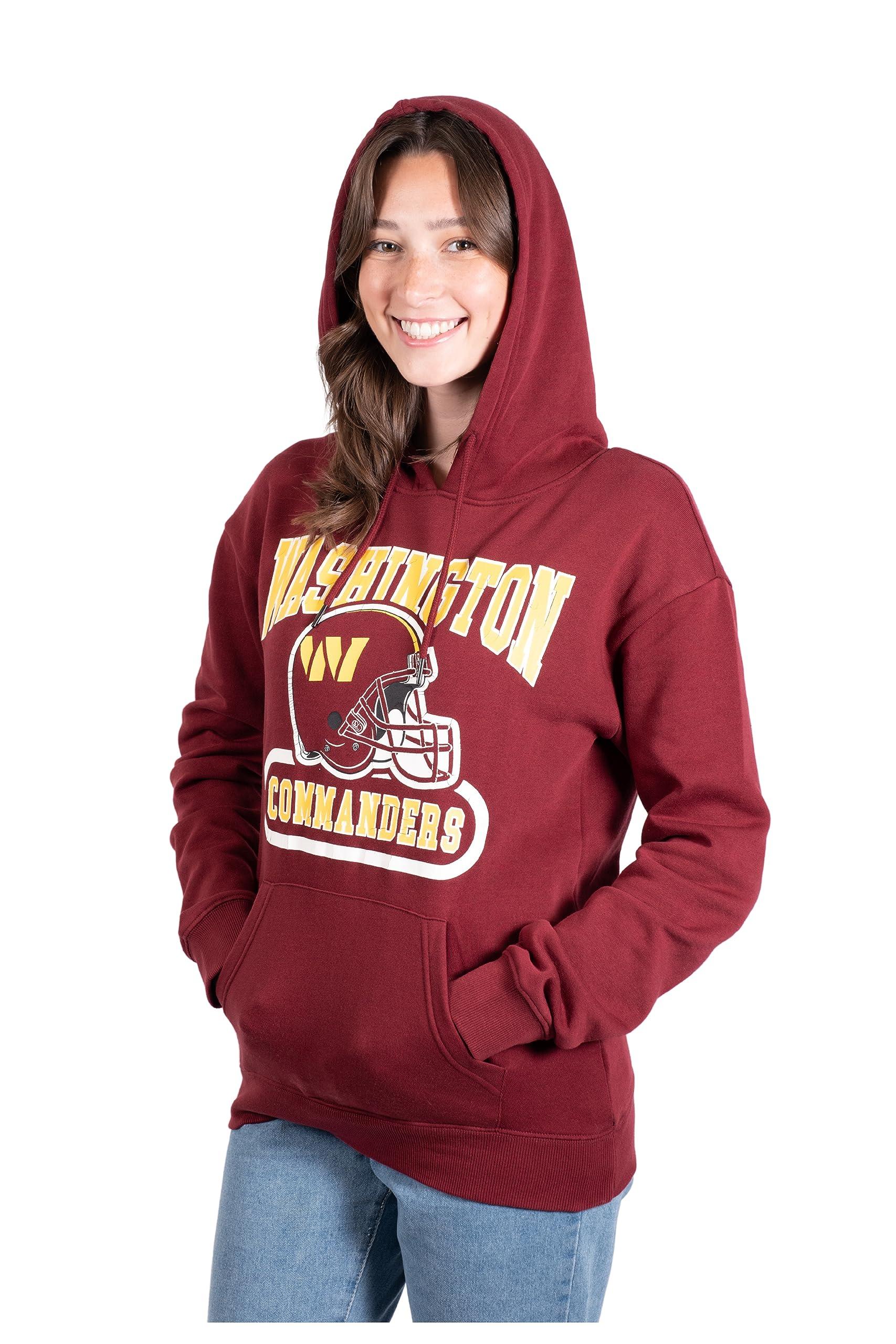Ultra Game NFL Washington Commanders Womens Super Soft Supreme Pullover Hoodie Sweatshirt|Washington Commanders - UltraGameShop
