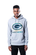 Ultra Game NFL Green Bay Packers Mens Standard French Terry Hoodie Jacket|Green Bay Packers
