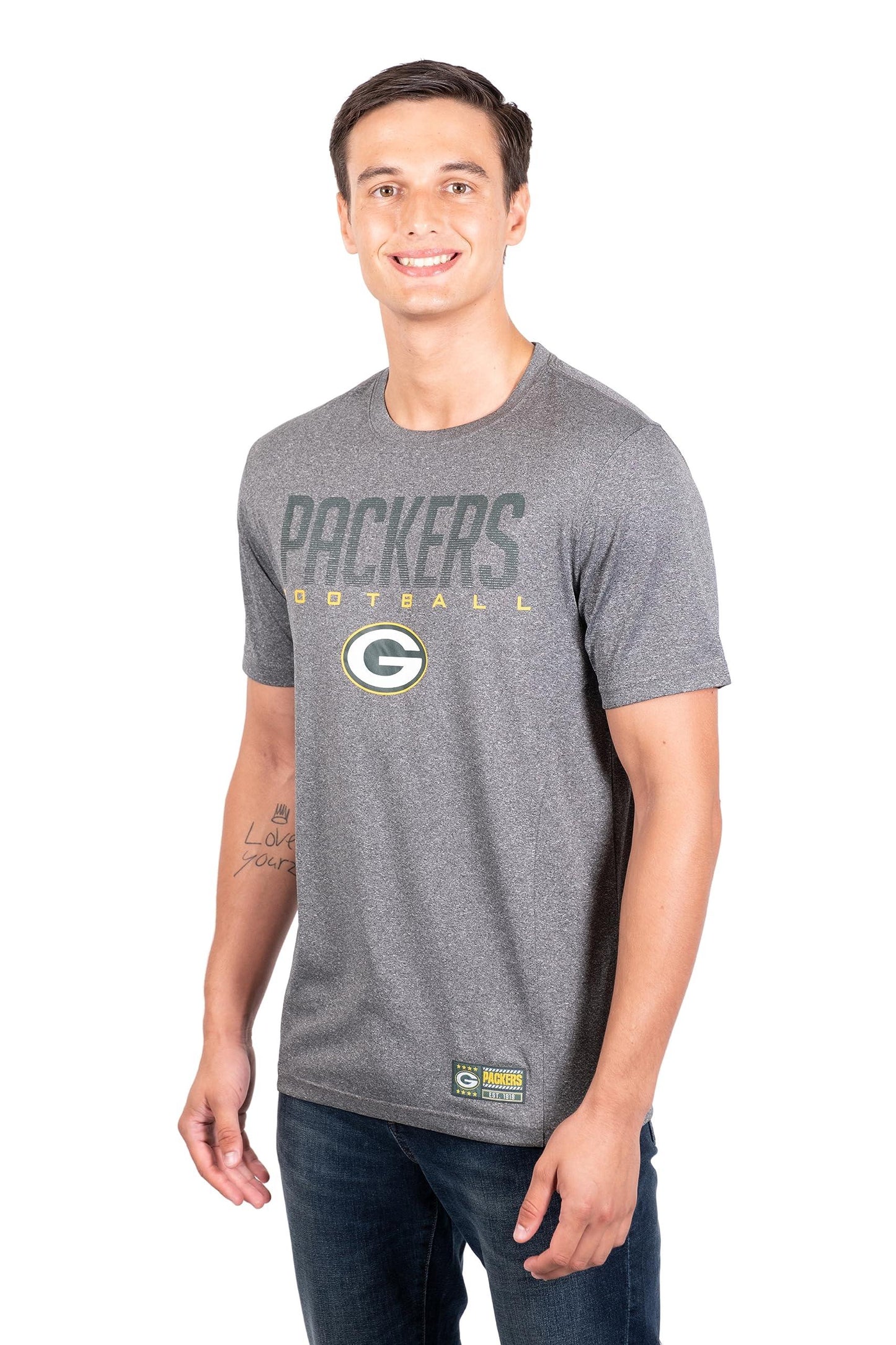 Ultra Game NFL Green Bay Packers Mens Super Soft Ultimate Game Day T-Shirt|Green Bay Packers - UltraGameShop