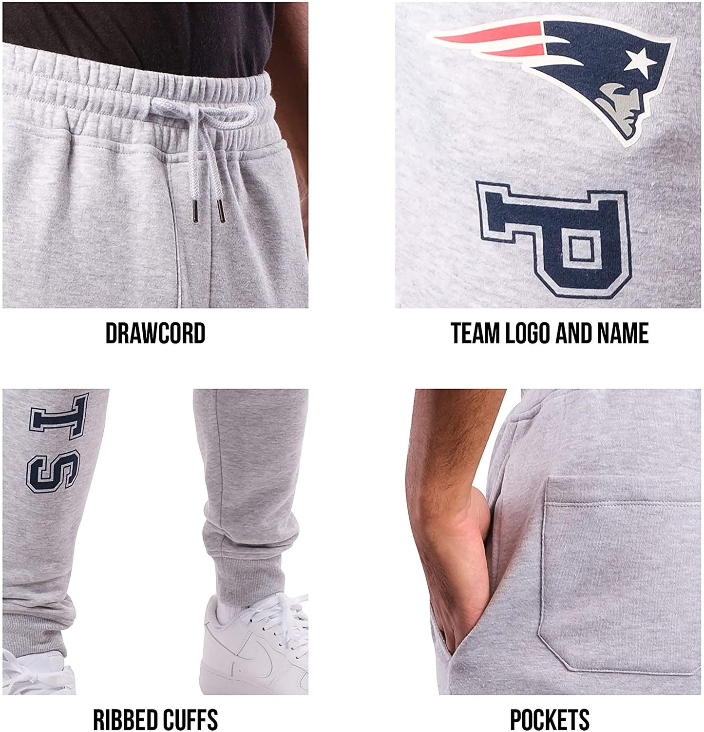 Ultra Game NFL Seattle Seahawks Mens Super Soft Game Day Jogger Sweatpants|Seattle Seahawks - UltraGameShop