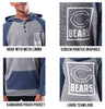 Ultra Game NFL Chicago Bears Youth Fleece Hoodie Pullover Sweatshirt Henley|Chicago Bears