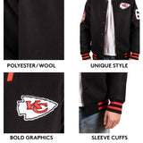 Ultra Game NFL New York Giants Mens Classic Varsity Coaches Jacket|New York Giants - UltraGameShop