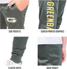 Ultra Game NFL Los Angeles Rams Youth High Performance Moisture Wicking Fleece Jogger Sweatpants|Los Angeles Rams