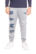 Ultra Game NFL Los Angeles Rams Youth High Performance Moisture Wicking Fleece Jogger Sweatpants|Los Angeles Rams - UltraGameShop