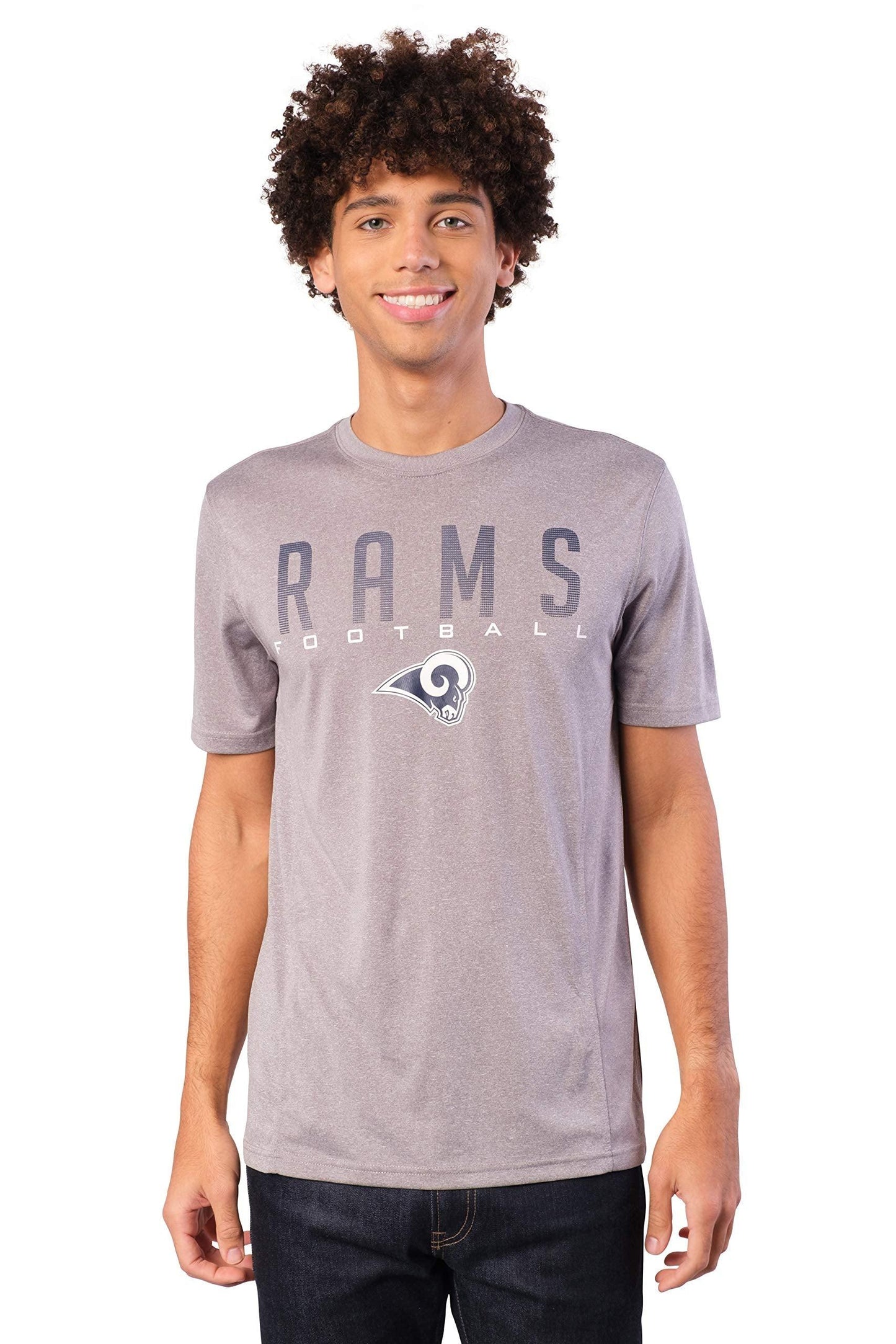 Ultra Game NFL Los Angeles Rams Mens Super Soft Ultimate Game Day T-Shirt|Los Angeles Rams - UltraGameShop