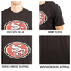 Ultra Game NFL San Francisco 49ers Mens Super Soft Ultimate Team Logo T-Shirt|San Francisco 49ers