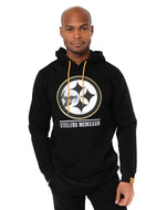 Ultra Game NFL Pittsburgh Steelers Mens Embroidered Fleece Hoodie Pullover Sweatshirt|Pittsburgh Steelers