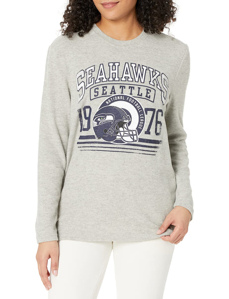 Ultra Game NFL Seattle Seahawks Womens Sleepwear Pajama Loungewear Shirt|Seattle Seahawks