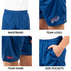 Ultra Game NFL Buffalo Bills Mens 7 Inch Soft Mesh Active Training Shorts|Buffalo Bills - UltraGameShop