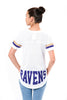 Ultra Game NFL Baltimore Ravens Womens Soft Mesh Jersey Varsity Tee Shirt|Baltimore Ravens