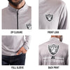 Ultra Game NFL Las Vegas Raiders Mens Super Soft Quarter Zip Long Sleeve T-Shirt|Las Vegas Raiders - UltraGameShop