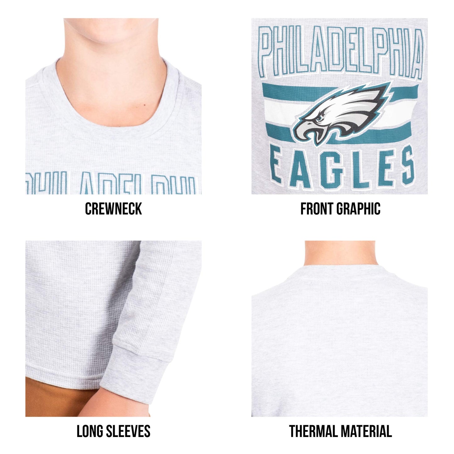 Ultra Game NFL Seattle Seahawks Youth Lightweight Active Thermal Long Sleeve Shirt |Seattle Seahawks - UltraGameShop