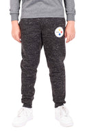 Ultra Game NFL Pittsburgh Steelers Youth Extra Soft Black Snow Fleece Jogger Sweatpants|Pittsburgh Steelers