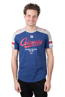 Ultra Game NFL New York Giants Mens Active Crew Neck Jersey Tee Shirt|New York Giants