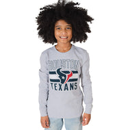 Ultra Game NFL Houston Texans Youth Lightweight Active Thermal Long Sleeve Shirt |Houston Texans