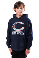 Ultra Game NFL Chicago Bears Youth Soft Fleece Pullover Hoodie Sweatshirt|Chicago Bears