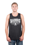 Ultra Game NFL Las Vegas Raiders Mens Mesh Tank Top Shirt|Las Vegas Raiders