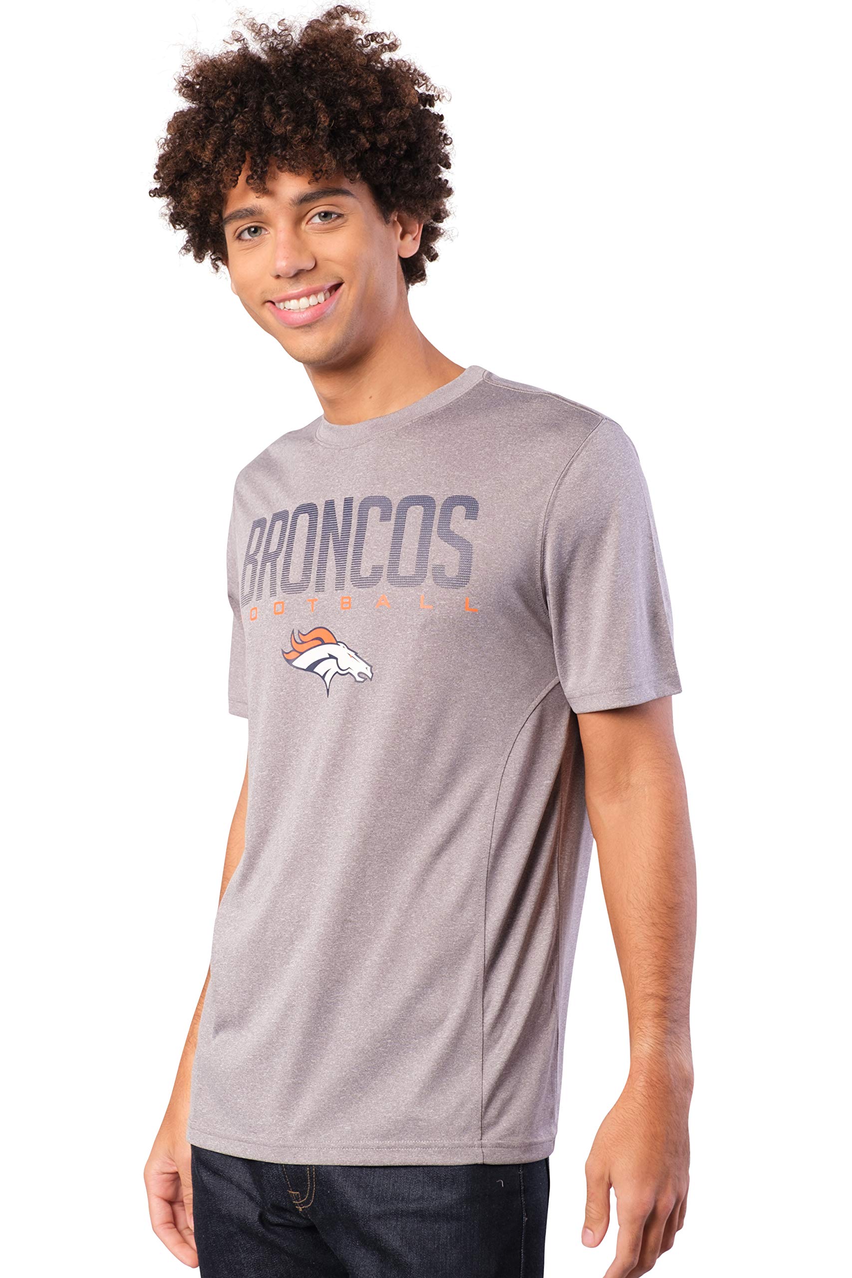 Ultra Game NFL Denver Broncos Mens Super Soft Ultimate Game Day T-Shirt|Denver Broncos