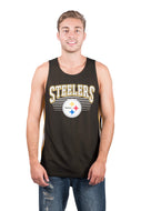 Ultra Game NFL Pittsburgh Steelers Mens Mesh Tank Top Shirt|Pittsburgh Steelers