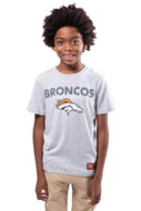 Ultra Game NFL Denver Broncos Youth Active Crew Neck Tee Shirt|Denver Broncos