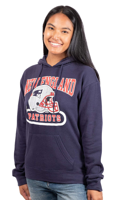 Ultra Game NFL New England Patriots Womens Super Soft Supreme Pullover Hoodie Sweatshirt|New England Patriots - UltraGameShop