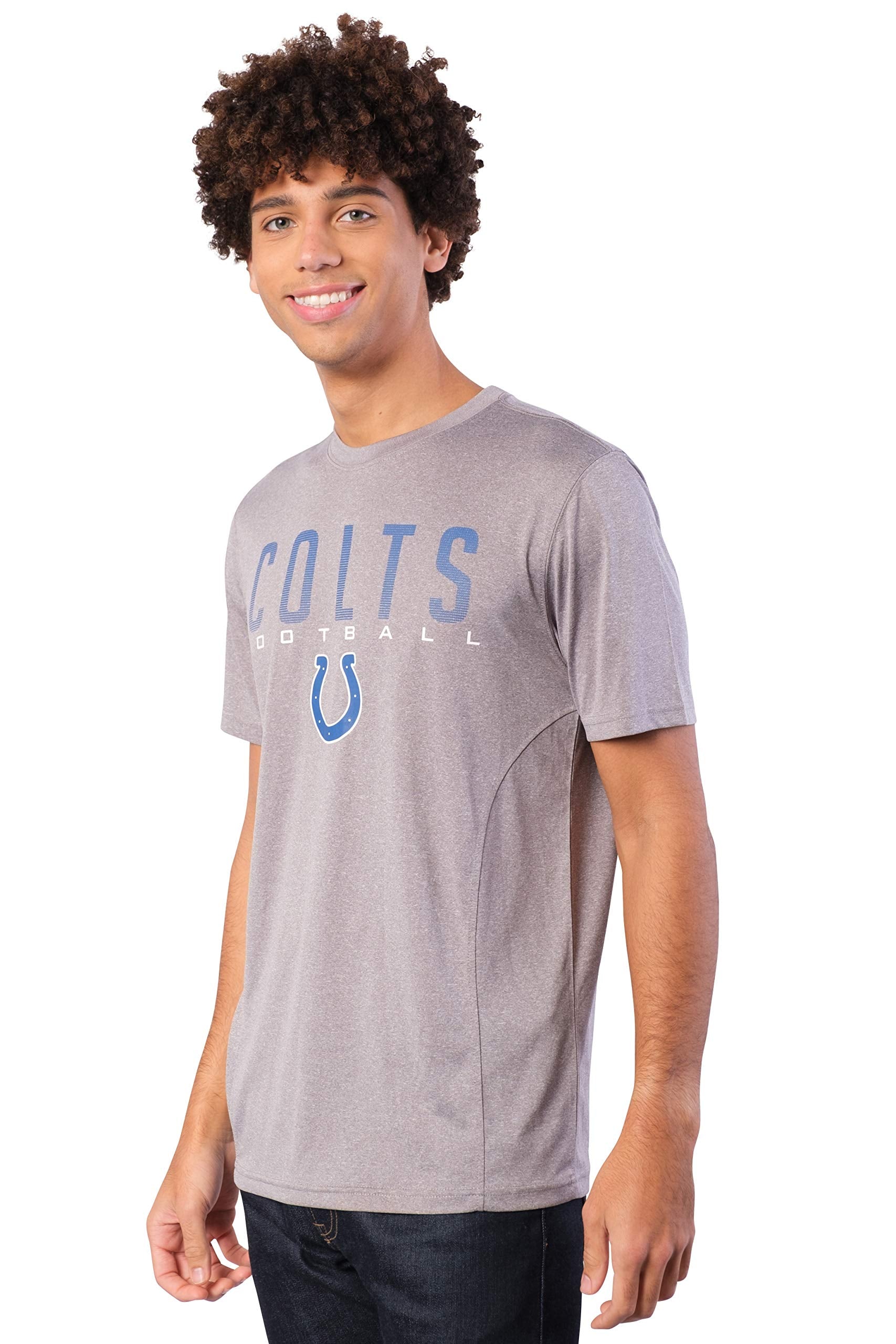 Ultra Game NFL Indianapolis Colts Mens Super Soft Ultimate Game Day T-Shirt|Indianapolis Colts