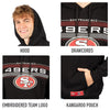 Ultra Game NFL San Francisco 49ers Mens Super Soft Supreme Pullover Hoodie Sweatshirt|San Francisco 49ers