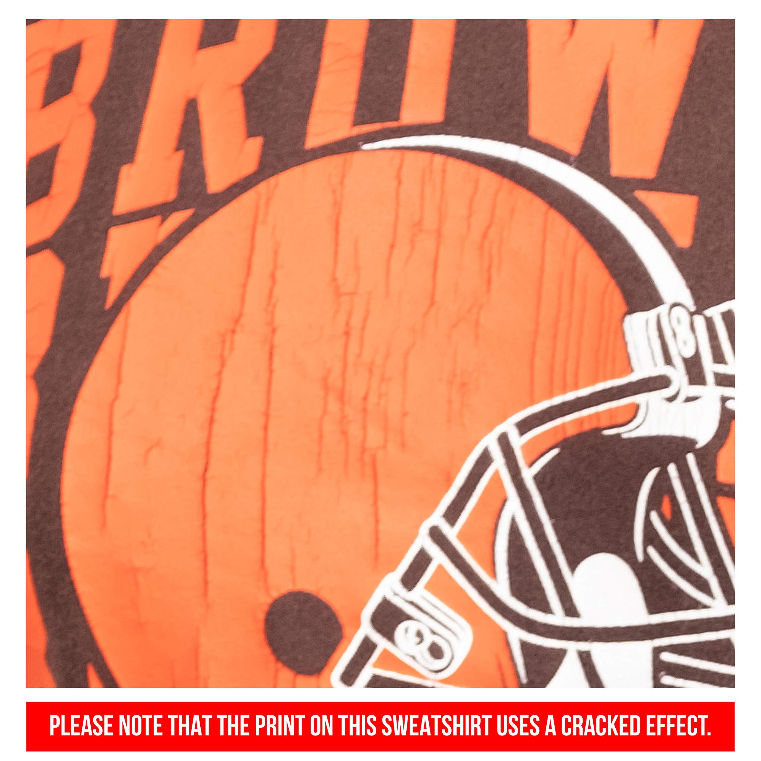 Ultra Game NFL Cleveland Browns Womens Long Sleeve Fleece Sweatshirt|Cleveland Browns