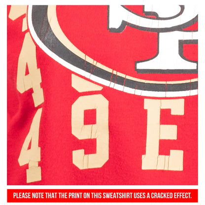 Ultra Game NFL San Francisco 49ers Womens Long Sleeve Fleece Sweatshirt|San Francisco 49ers - UltraGameShop