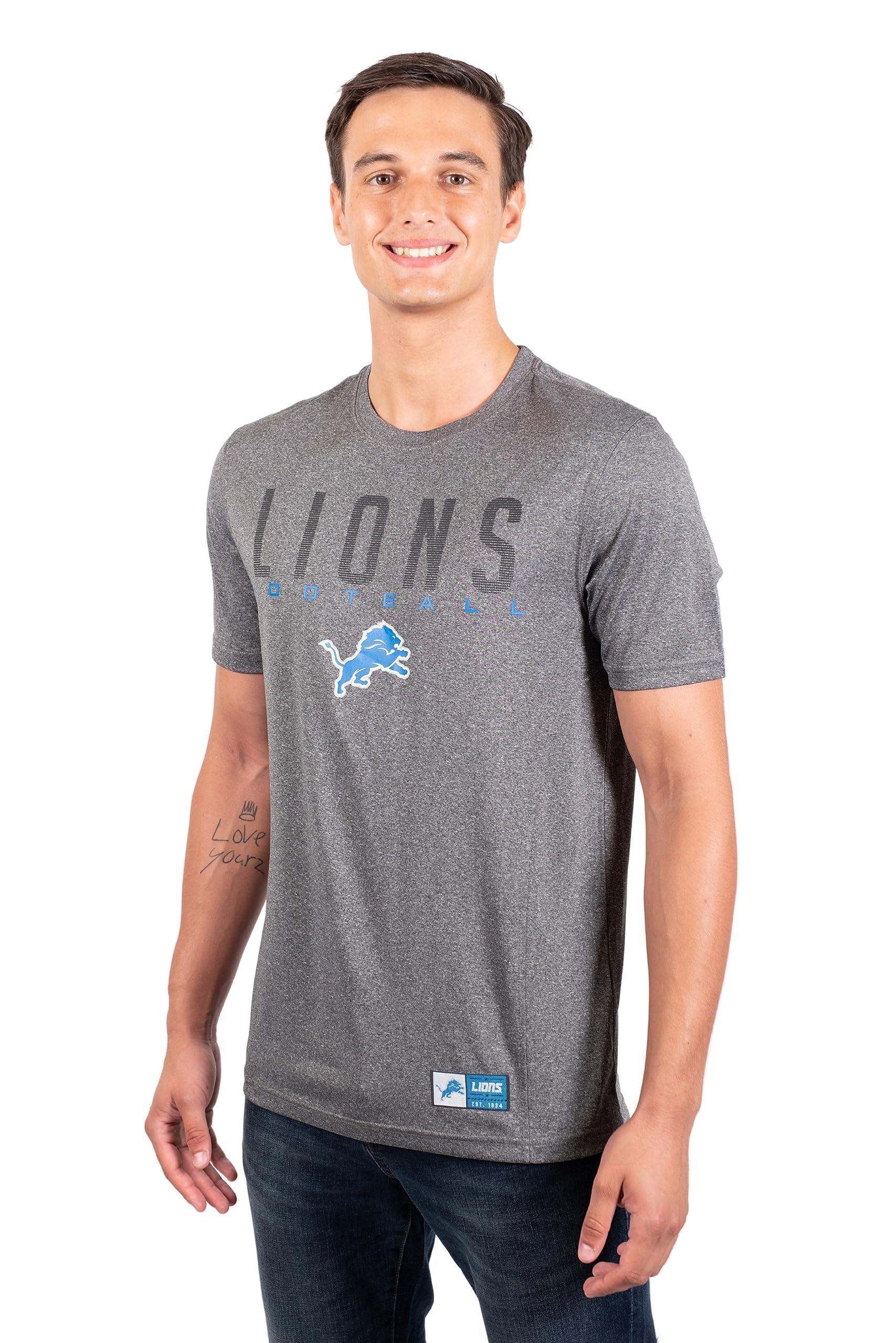 Ultra Game NFL Detroit Lions Mens Super Soft Ultimate Game Day T-Shirt|Detroit Lions - UltraGameShop