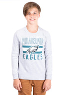 Ultra Game NFL Philadelphia Eagles Youth Lightweight Active Thermal Long Sleeve Shirt |Philadelphia Eagles