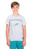 Ultra Game NFL Miami Dolphins Youth Active Crew Neck Tee Shirt|Miami Dolphins