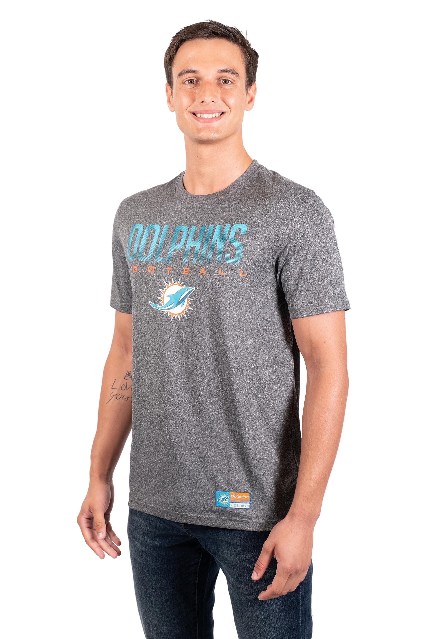 Ultra Game NFL Miami Dolphins Mens Super Soft Ultimate Game Day T-Shirt|Miami Dolphins - UltraGameShop