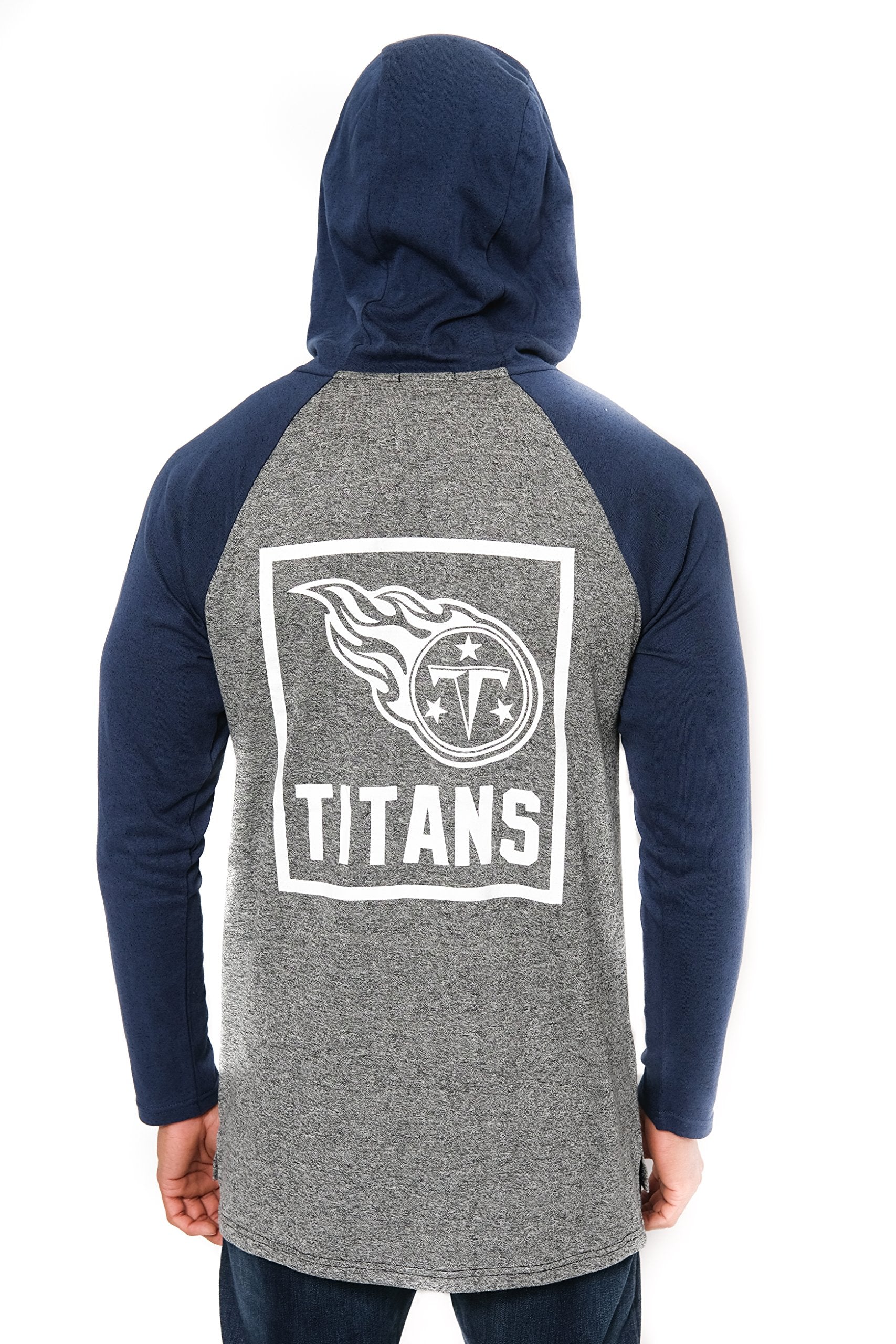 Ultra Game NFL Tennessee Titans Mens Fleece Hoodie Pullover Sweatshirt Henley|Tennessee Titans