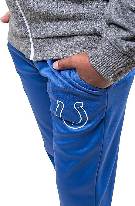 Ultra Game NFL Indianapolis Colts Youth High Performance Moisture Wicking Fleece Jogger Sweatpants|Indianapolis Colts - UltraGameShop