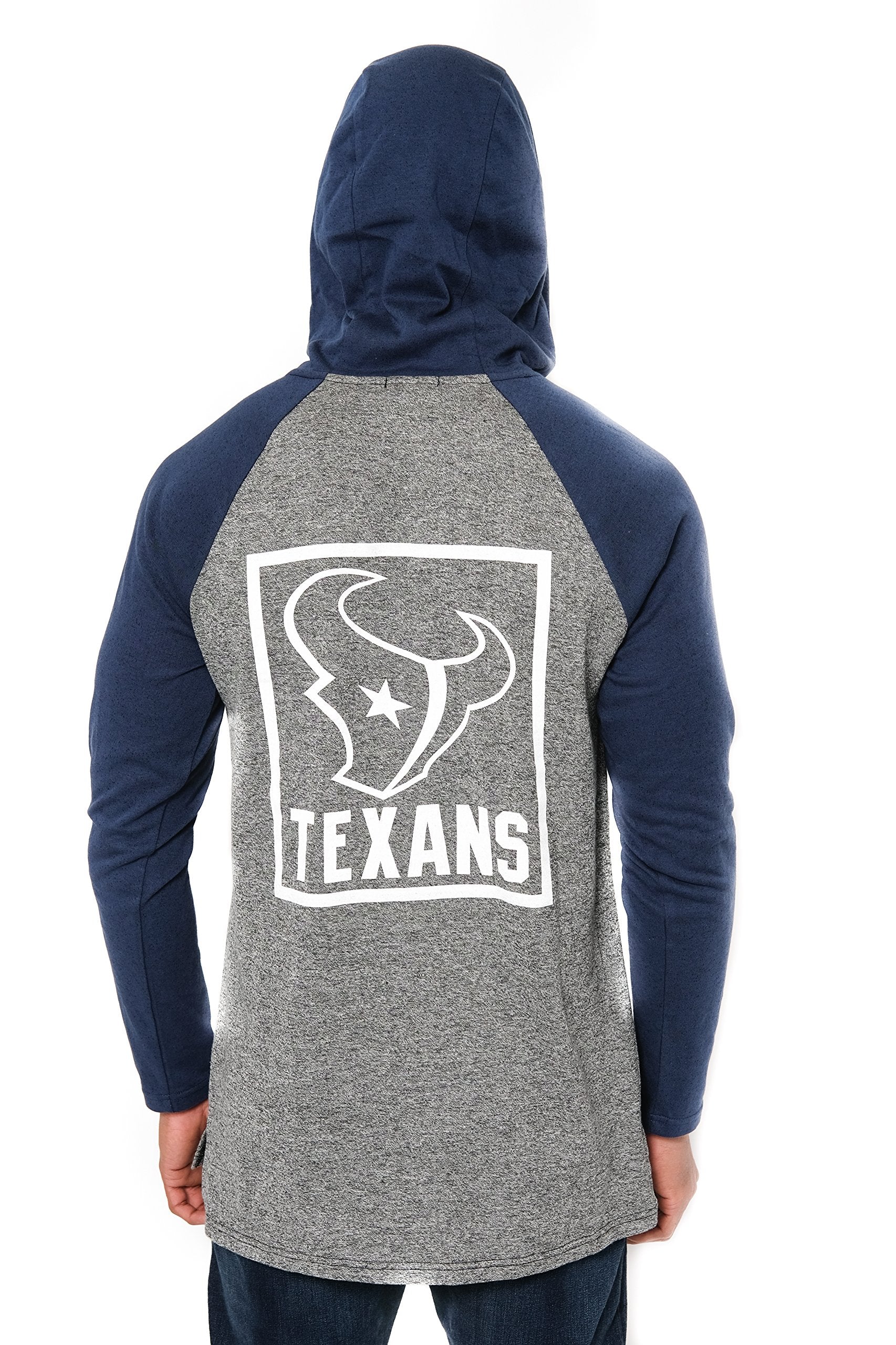 Ultra Game NFL Houston Texans Mens Fleece Hoodie Pullover Sweatshirt Henley|Houston Texans