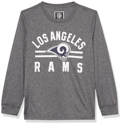 Ultra Game NFL Los Angeles Rams Youth Super Soft Supreme Long Sleeve T-Shirt|Los Angeles Rams - UltraGameShop