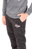 Ultra Game NFL Baltimore Ravens Youth Extra Soft Black Snow Fleece Jogger Sweatpants|Baltimore Ravens