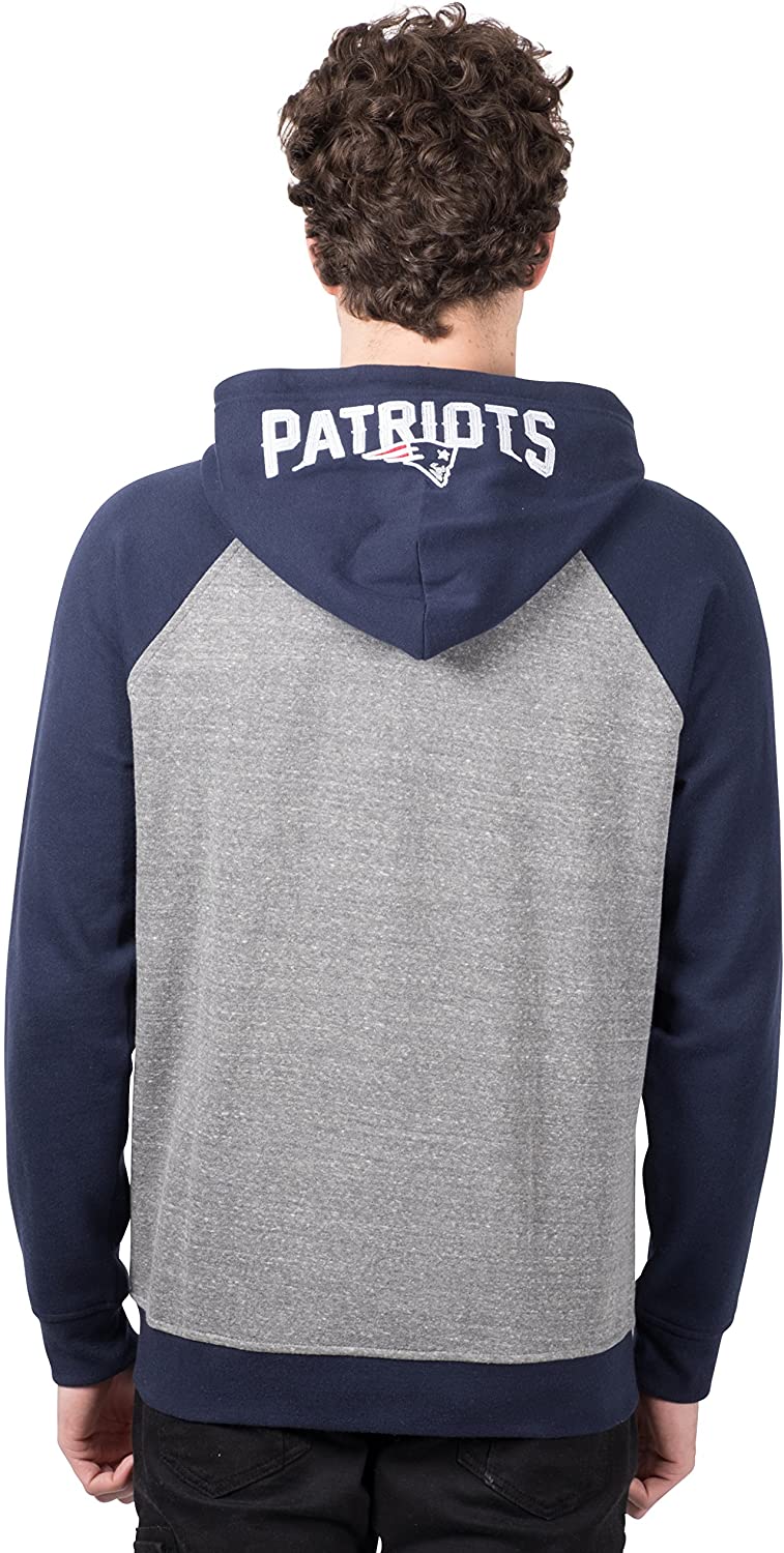 NFL New England Patriots Men's Full Zip Hoodie|New England Patriots