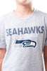 Ultra Game NFL Seattle Seahawks Youth Active Crew Neck Tee Shirt|Seattle Seahawks