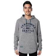 Ultra Game NFL Seattle Seahawks Mens Vintage Super Soft Fleece Pullover Hoodie|Seattle Seahawks