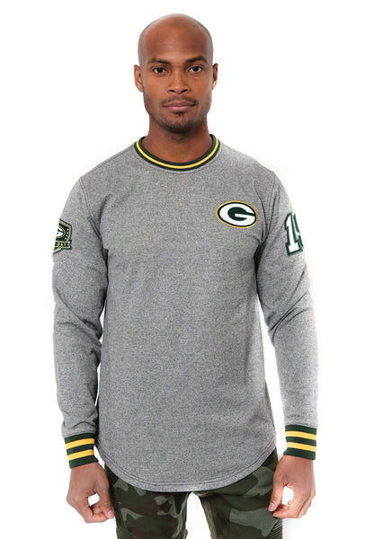 Ultra Game NFL Green Bay Packers Mens Mens Soft Fleece Crew Neck Sweatshirt|Green Bay Packers